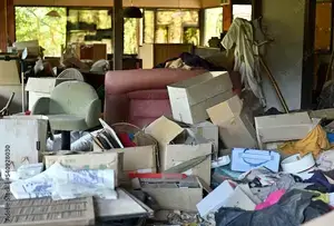 Encombrement dans un appartement Diogène