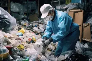 Logement encombré par des déchets - Diogène